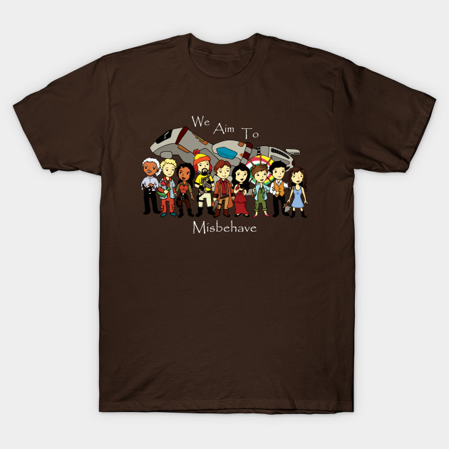 We aim to misbehave firefly t shirt teepublic